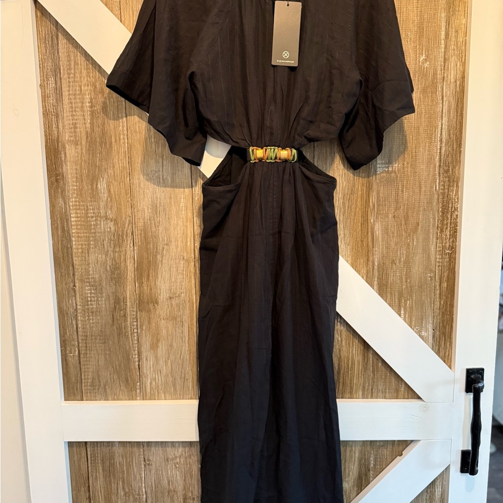 Elegant Black Maxi Dress Vix Paula Hermanny